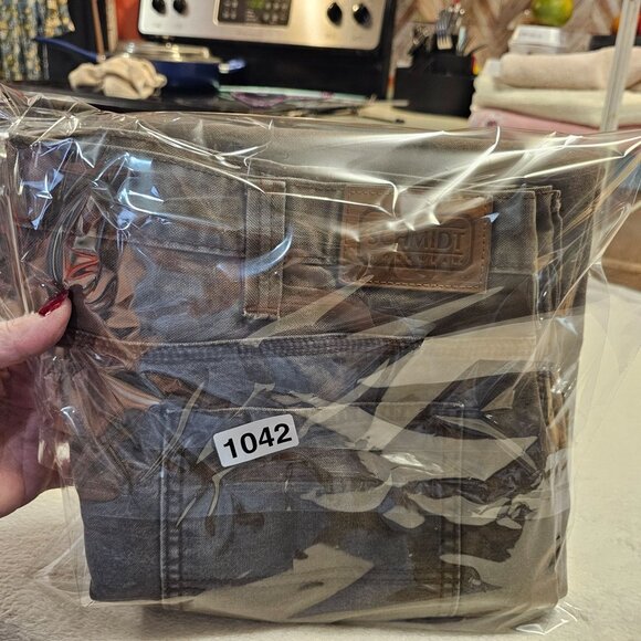 CE Schmidt Workwear Canvas Carpenter Pants Utility Tough 44" W x 31" L  Brown - Picture 13 of 13